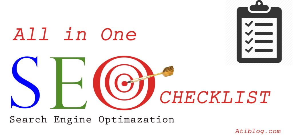 All in One SEO Checklist - Atiblog.com