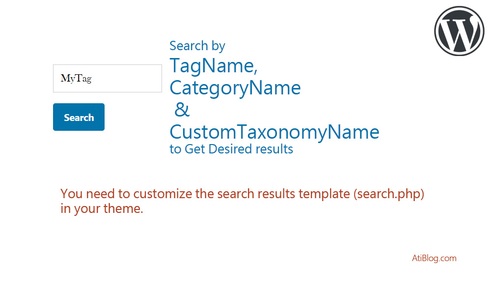 WordPress include tags, categories and taxonomies in search results