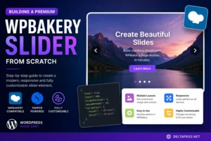 Custom slider addon for WPBakery Page Builder built with Swiper.js and WordPress plugin development
